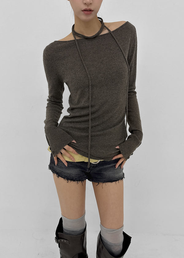 [MADE] Kriang V-neck Wrap Knit