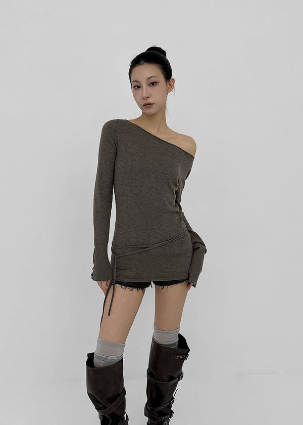 [MADE] Kriang V-neck Wrap Knit