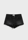 Exile cutting denim shorts