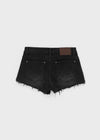 Exile cutting denim shorts