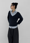 (UNISEX) Grass Stripe Wide Slacks