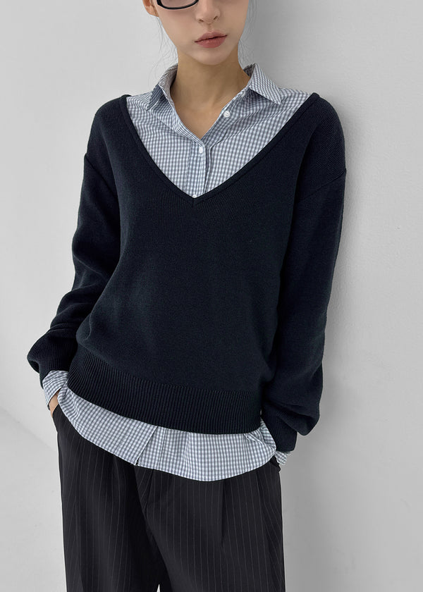 Incipi Deep V-Neck Knit