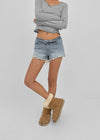Onitz Damaged Denim Shorts