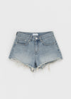 Onitz Damaged Denim Shorts