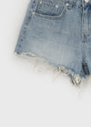 Onitz Damaged Denim Shorts