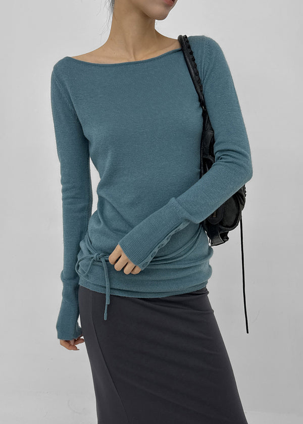 [MADE] Kriang V-neck Wrap Knit