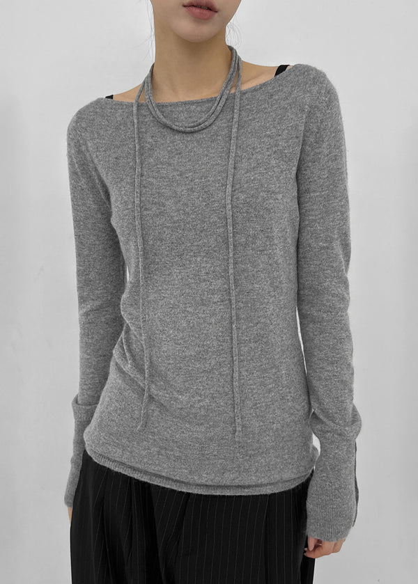 [MADE] Kriang V-neck Wrap Knit