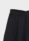 (UNISEX) Grass Stripe Wide Slacks