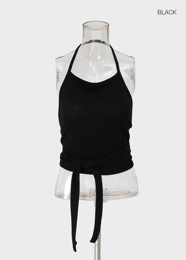 Spl Strap Halter Sleeveless
