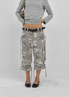 Decitate camo capri pants