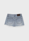 Brini denim mini skirt pants