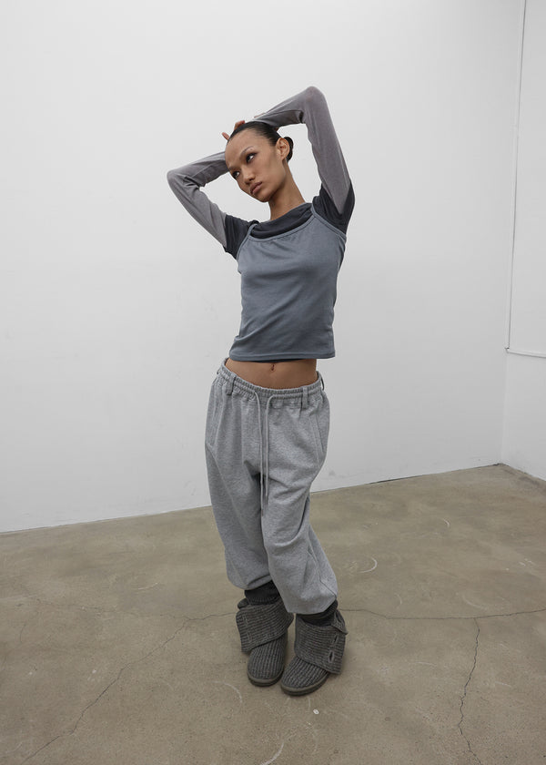 [MADE] Toke SET - Layered Long Sleeve Tee, Sleeveless
