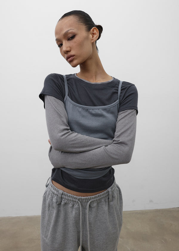 [MADE] Toke SET - Layered Long Sleeve Tee, Sleeveless