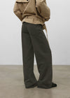 [MADE] Anus Low-Waist Wide Elastic Pants (Available as a Set)