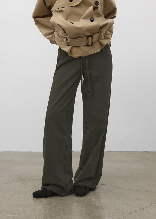 [MADE] Anus Low-Waist Wide Elastic Pants (Available as a Set)