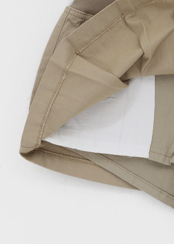 Chape banding pleated skirt-pants