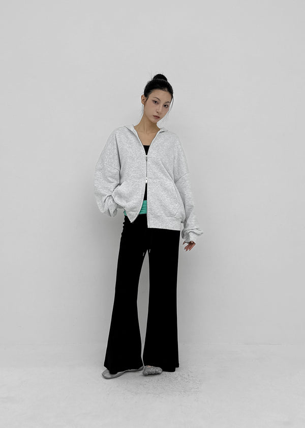 (UNISEX) Swine Two-Way Zip-Up Hoodie