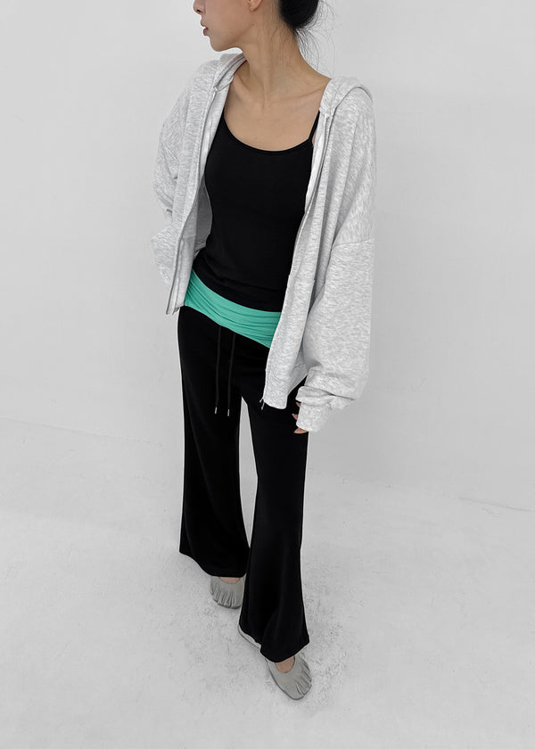 (UNISEX) Swine Two-Way Zip-Up Hoodie