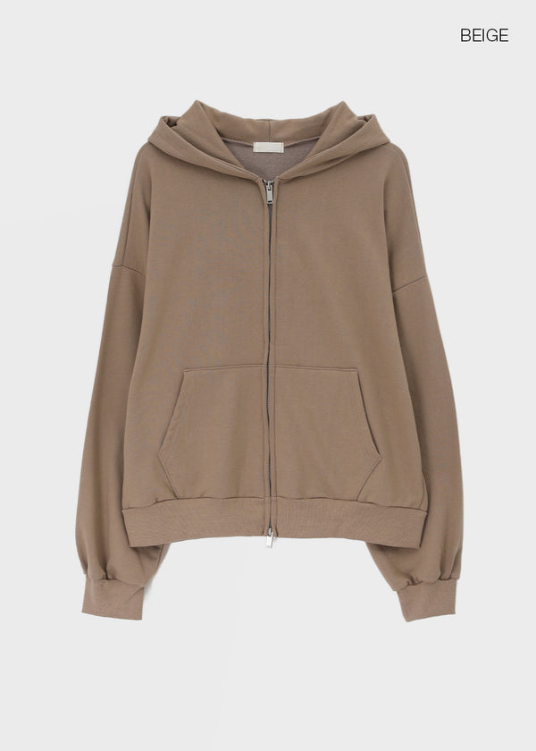 (UNISEX) Swine Two-Way Zip-Up Hoodie
