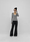 Insurgent bootcut elastic pants