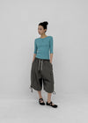 (UNISEX) Clande Banding Cargo Bermuda Shorts