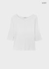 Brine Ribbed Henley Neck Sleeveless Tee