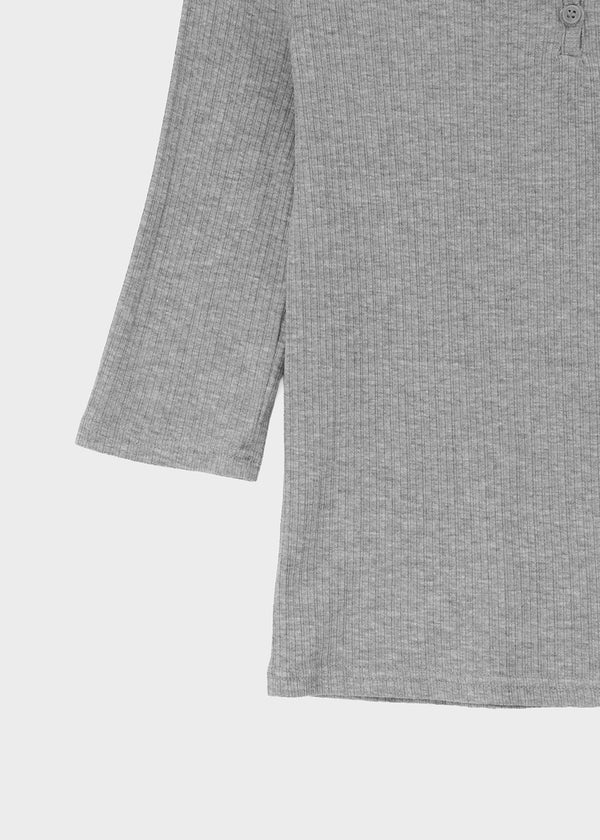 Brine Ribbed Henley Neck Sleeveless Tee