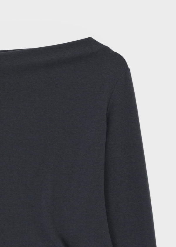[MADE] Yuyu Strap Asymmetrical Long Sleeve Tee