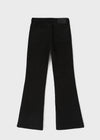 Gauzy Low-Waist Bootcut Cotton Pants