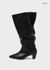 Clink slouchy stiletto long boots