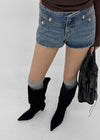 Difile Napoleon denim shorts