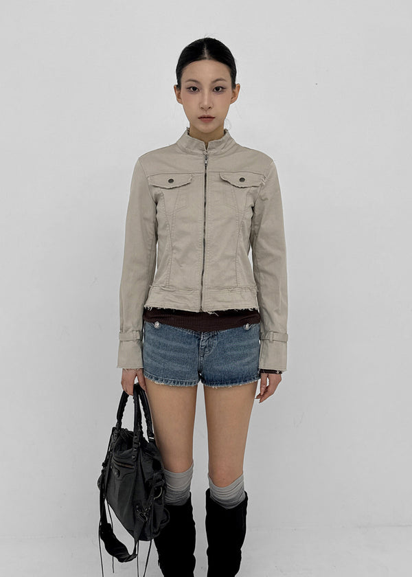 Difile Napoleon denim shorts
