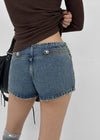Difile Napoleon denim shorts