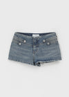 Difile Napoleon denim shorts
