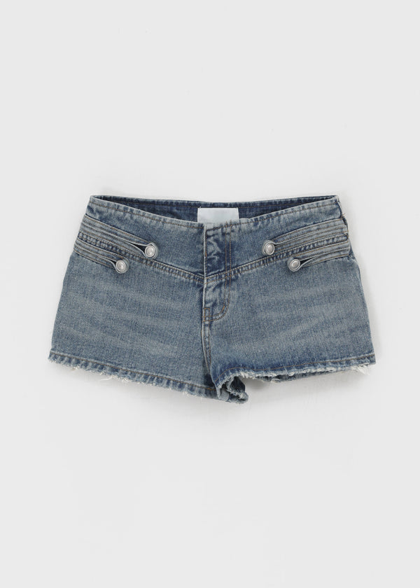 Difile Napoleon denim shorts