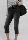 Vixen Slit Capri Denim Pants