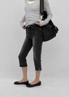 Vixen Slit Capri Denim Pants