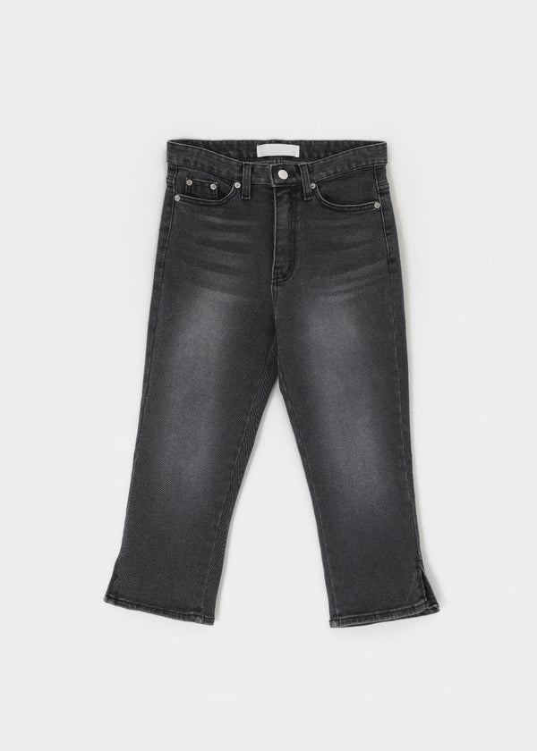 Vixen Slit Capri Denim Pants