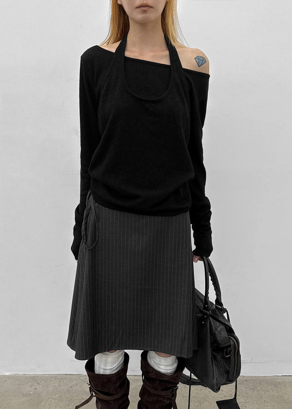 [MADE] Yurian Halter Layered Knit