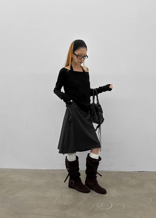 [MADE] Yurian Halter Layered Knit