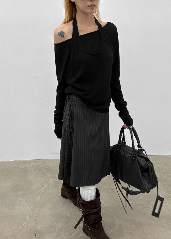 [MADE] Yurian Halter Layered Knit