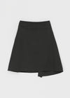 Eve Striped Flare Midi Skirt (Belt Set)