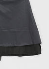 Eve Striped Flare Midi Skirt (Belt Set)