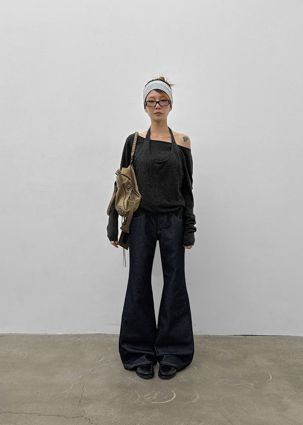 [MADE] Yurian Halter Layered Knit
