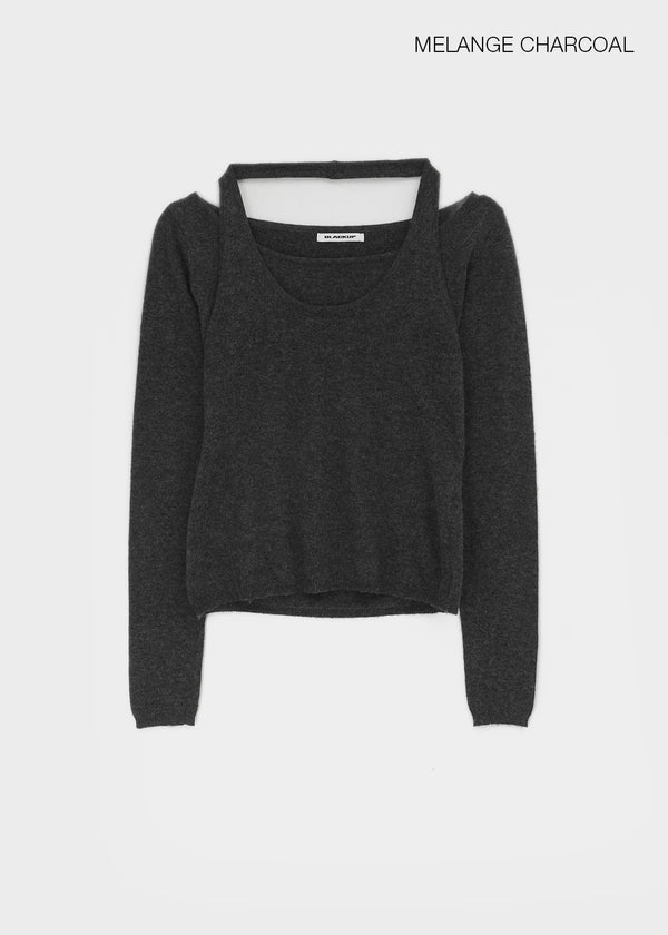 [MADE] Yurian Halter Layered Knit