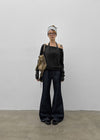 Louve Low-waist Bootcut Non-Fade Denim Pants