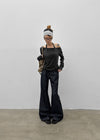 Louve Low-waist Bootcut Non-Fade Denim Pants