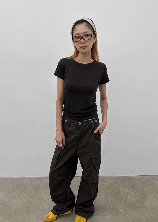 Haern Round Basic Short Sleeve Tee