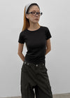 Haern Round Basic Short Sleeve Tee