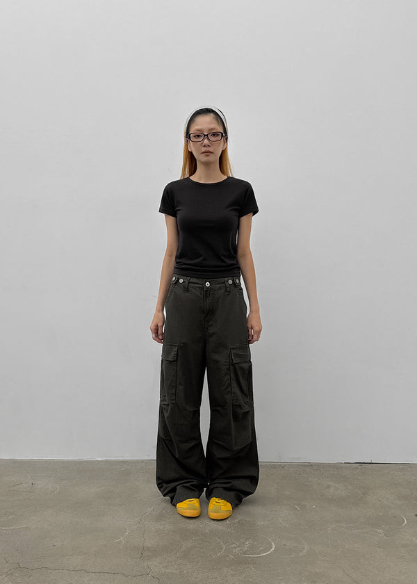Haern Round Basic Short Sleeve Tee
